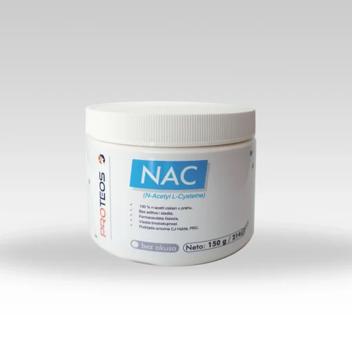 nac Bijela bočica Proteos N-acetyl cystein (NAC) dodatka prehrani u kapsulama, pakiranje od 90 vegetarijanskih kapsula.
